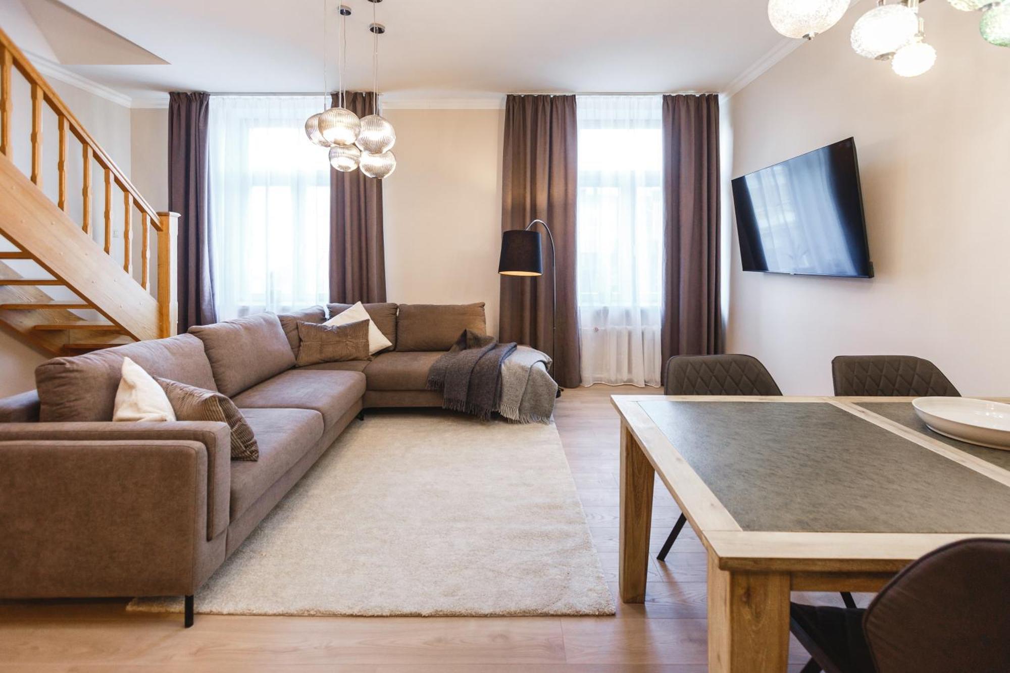 Bearsleys Downtown Apartments Riga Bagian luar foto